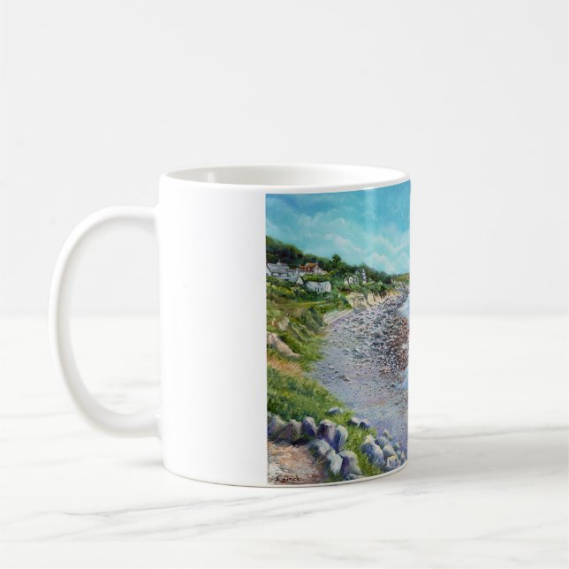 Coverack Cove Coffee Mug (Left)