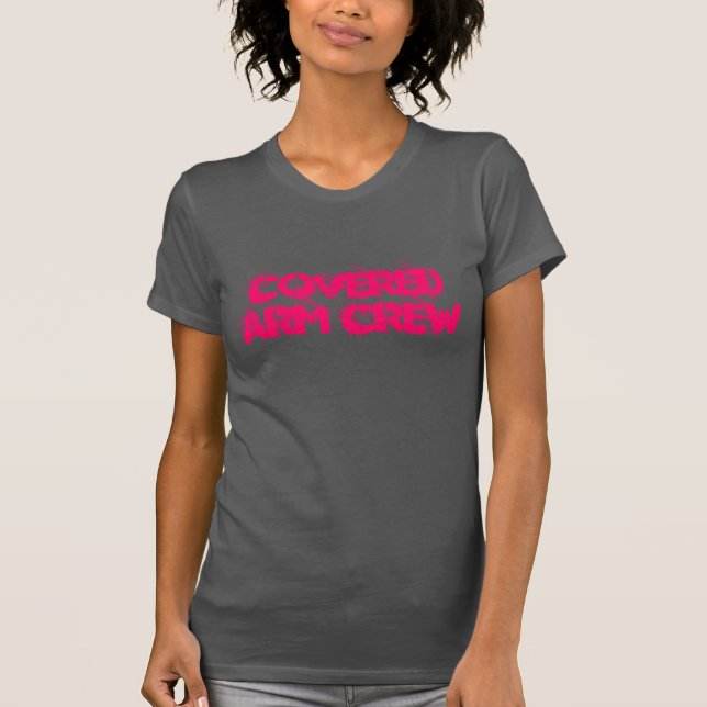 Covered Arm Crew T-shirt (Front)