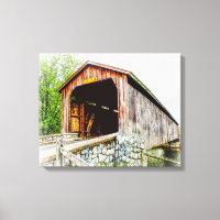 Covered Bridge -- Canvas Art Print