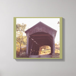 Covered Bridge Canvas Print