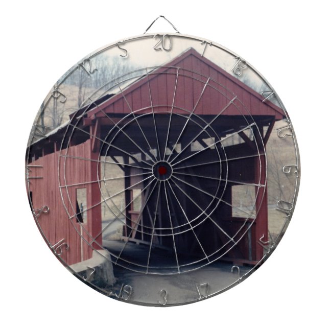 Covered Bridge Dartboard (Front)