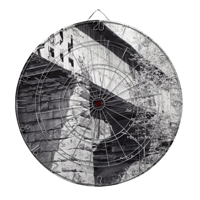 Covered Bridge Dartboard (Front)