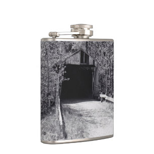 Covered Bridge Hip Flask