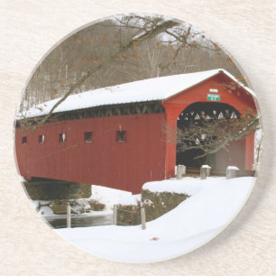 Covered Bridge in Arlington, VT Coaster