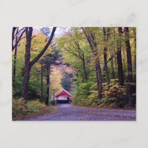 Covered Bridge in New Hampshire Postcard