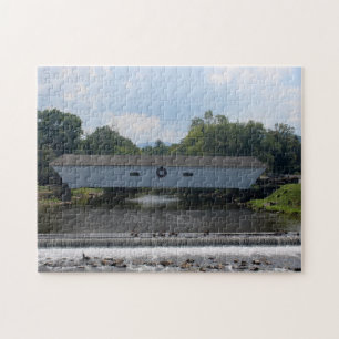 Covered Bridge Jigsaw Puzzle