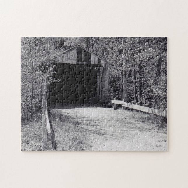 Covered Bridge Jigsaw Puzzle (Horizontal)