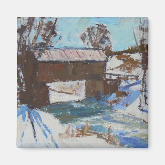 "Covered Bridge" Magnet (Front)
