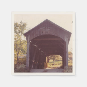 Covered Bridge Napkin