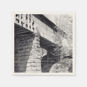 Covered Bridge Napkin