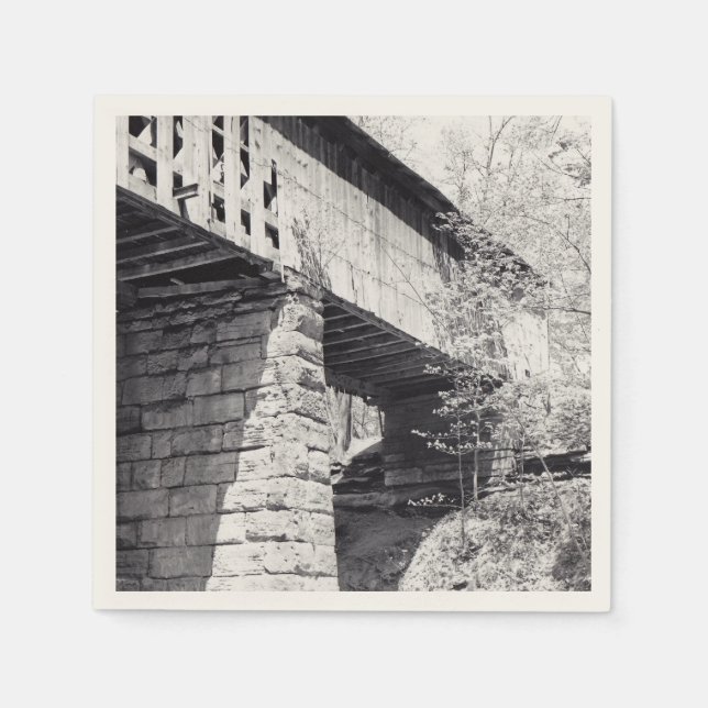 Covered Bridge Napkin (Front)