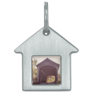 Covered Bridge Pet Tag