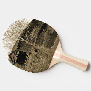Covered Bridge Ping Pong Paddle