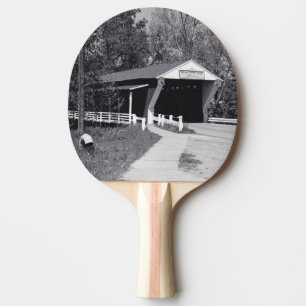 Covered Bridge Ping Pong Paddle