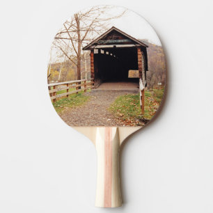 Covered Bridge Ping Pong Paddle