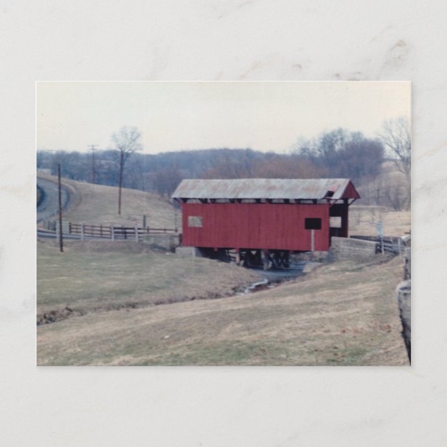 Covered Bridge Postcard (Front)