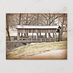 Covered Bridge Postcard