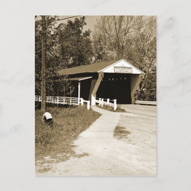 Covered Bridge Postcard (Front)