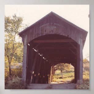 Covered Bridge Poster