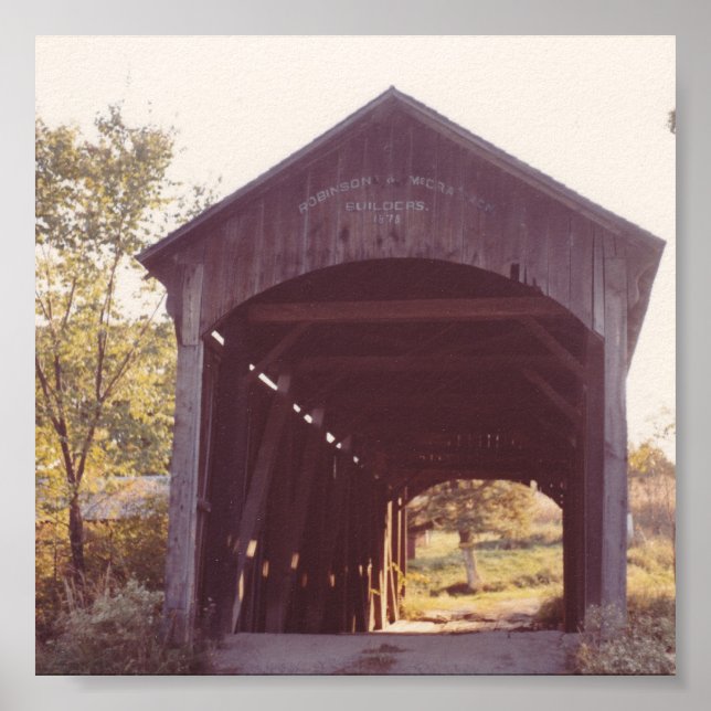 Covered Bridge Poster (Front)