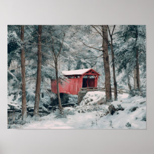 Covered Bridge Poster