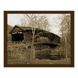 Covered Bridge Poster