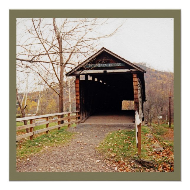 Covered Bridge Poster (Front)