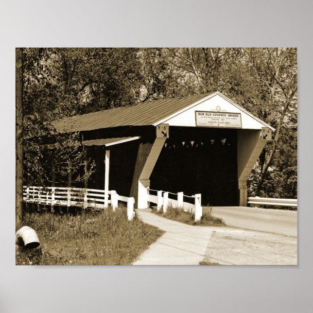 Covered Bridge Poster (Front)