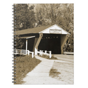 Covered Bridge Spiral Notebook