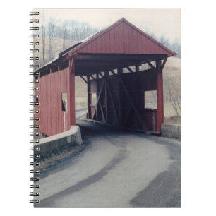 Covered Bridge Spiral Notebook