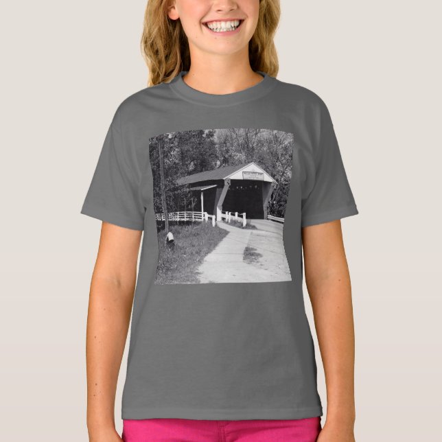 Covered Bridge  T-Shirt (Front)
