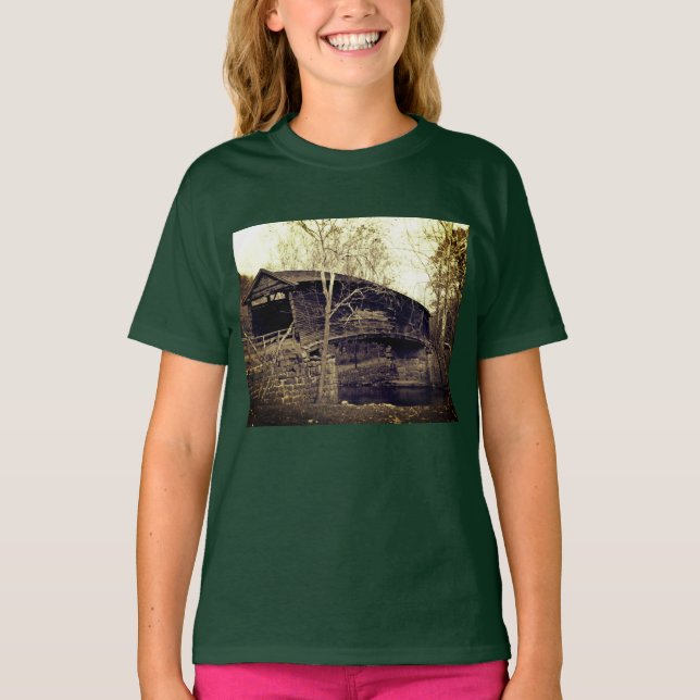 Covered Bridge  T-Shirt (Front)