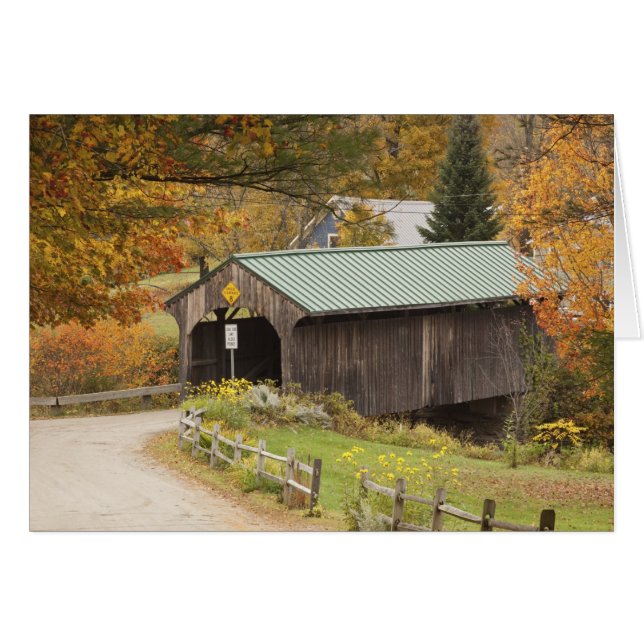 Covered bridge, Vermont, USA (Front Horizontal)
