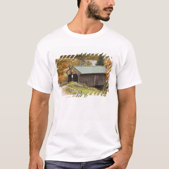 Covered bridge, Vermont, USA T-Shirt (Front)