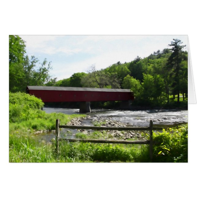 Covered Bridge West Cornwall, CT (Front Horizontal)