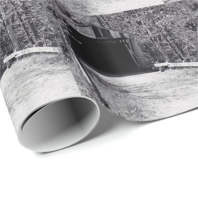 Covered Bridge Wrapping Paper (Roll Corner)