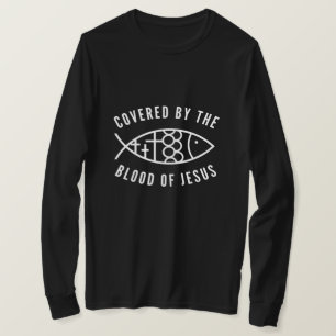Covered By The Blood Unisex Long Sleeve Tee