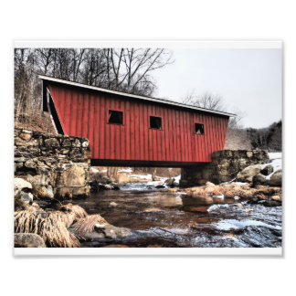 Covered Foot Bridge Photo Print