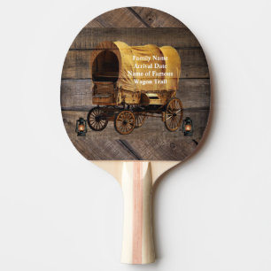 Covered Wagon Coal oil Lamps Western Ping Pong Paddle