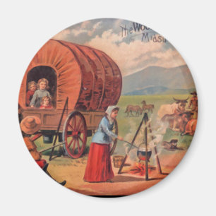 Covered Wagon Magnet