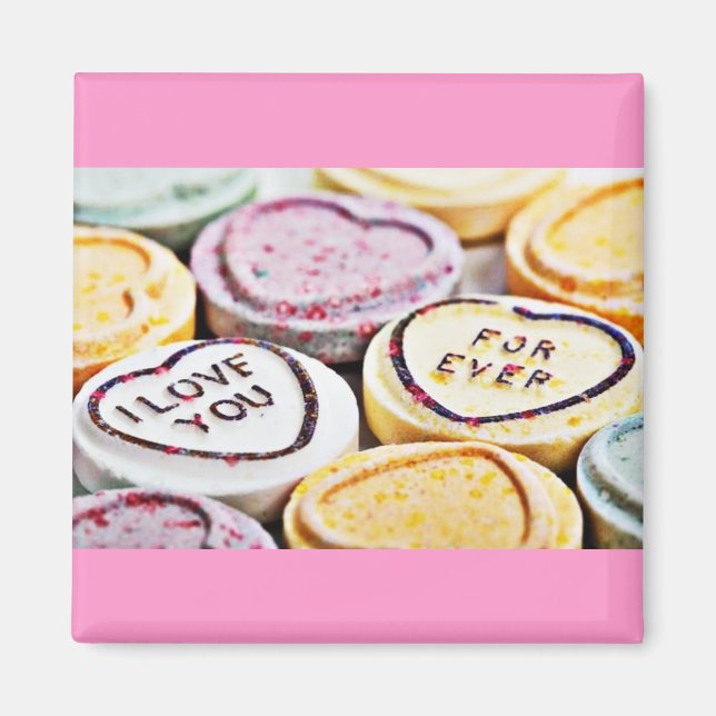 Coversation Hearts Magnet (Front)