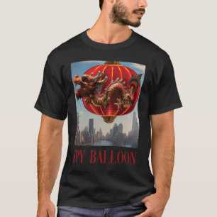 Covert Chinese Spy Balloon US Surveillance T-Shirt