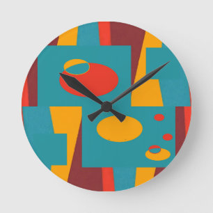 Covert I - Ken Gauge Art Round Clock