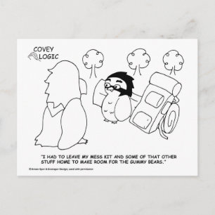 Covey Logic Gummy Bears Postcard
