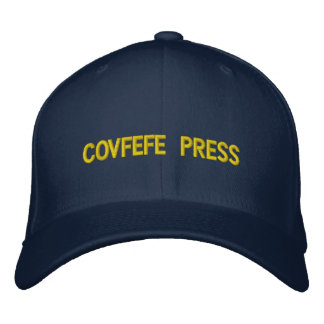 Covfefe Press: Flexfit Wool Cap Embroidered (Navy)