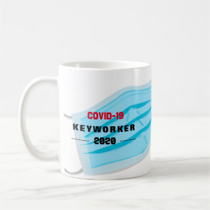 Covid19 KEYWORKER 2020 Customizable Mug