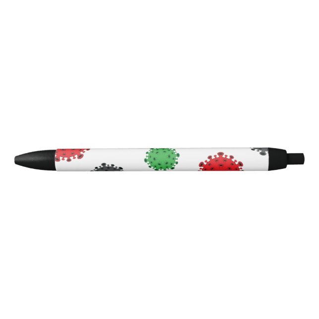 Covid19 Pen CoronaVirus Pattern Design Multicolor (Front)