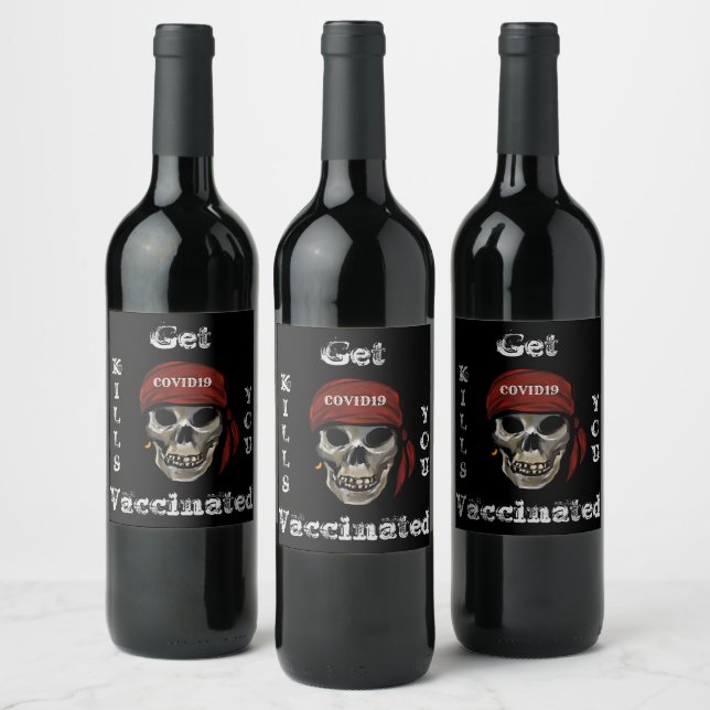 Covid19 Wine Label (Bottles)