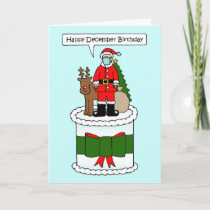 Covid 19 Happy December Birthday Card