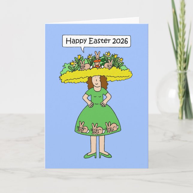 Covid 19 Happy Easter 2026 Card (Front)